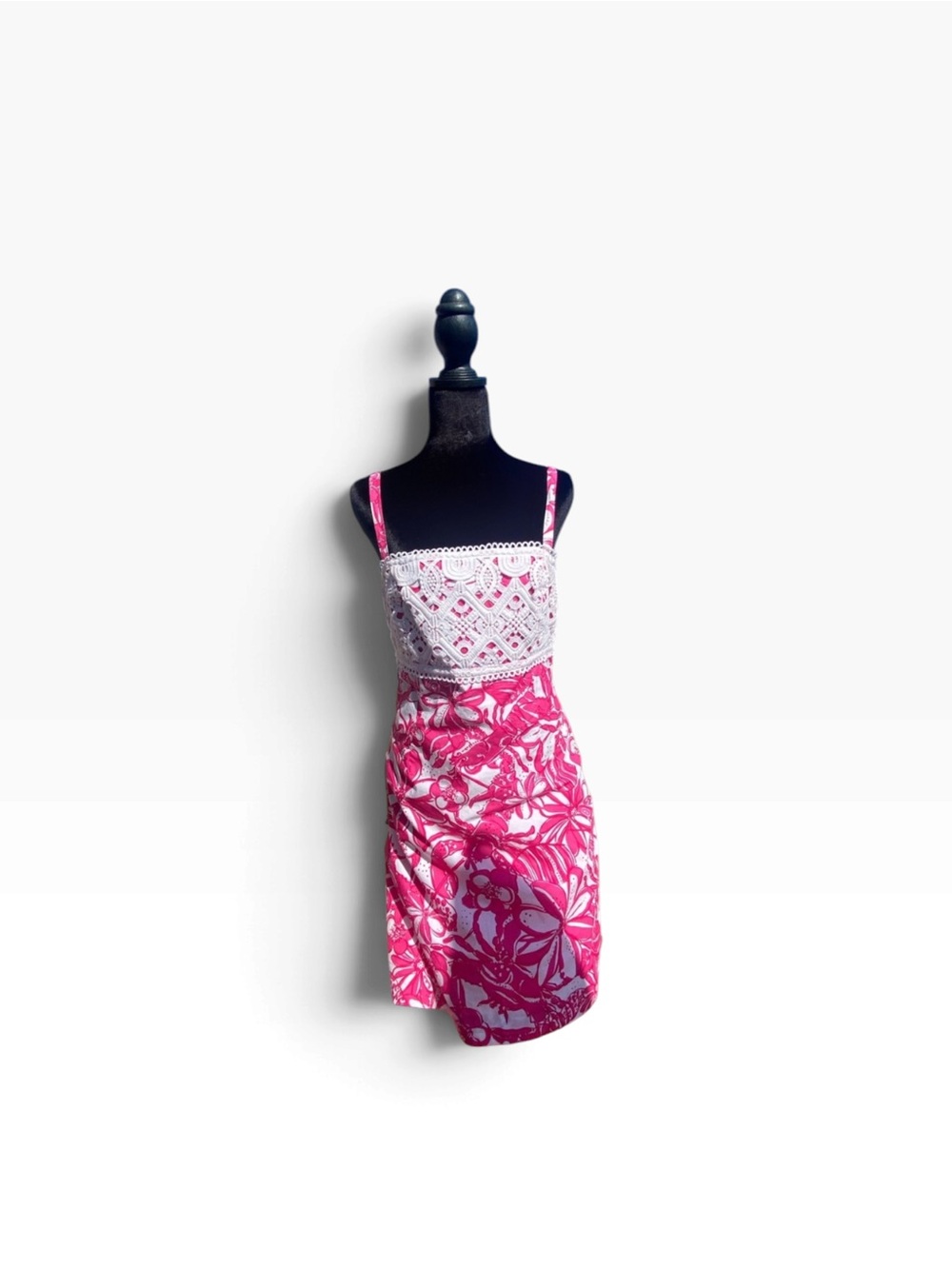 Lilly Pulitzer Originals Bel Air Dress 6 Coronado Crab Daiquiri Pink NWT $278